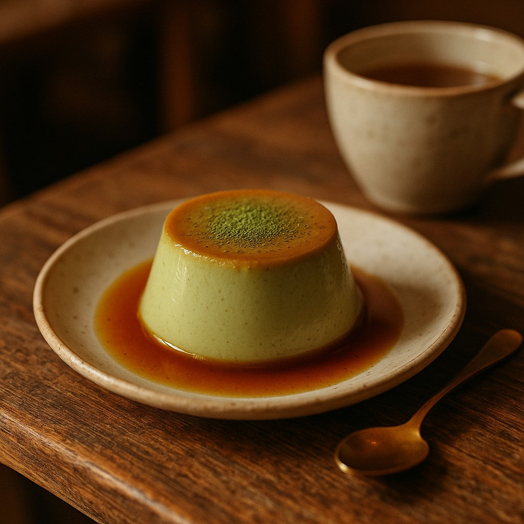 Flan au Matcha : Un Dessert Crémeux et Parfumé