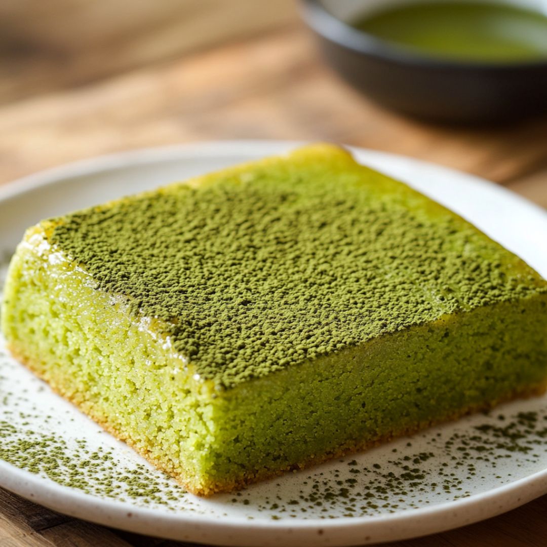 Gâteau Moelleux au Thé Matcha : Une délicieuse douceur japonaise Image