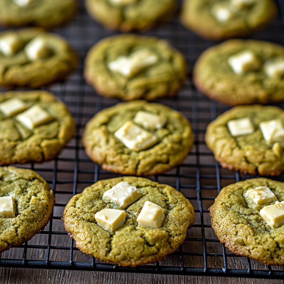 Cookies au Matcha et Chocolat Blanc : Une délicieuse recette gourmande Image