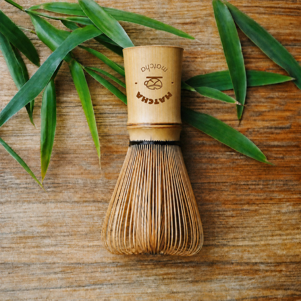 Fouet à matcha chasen en bambou naturel