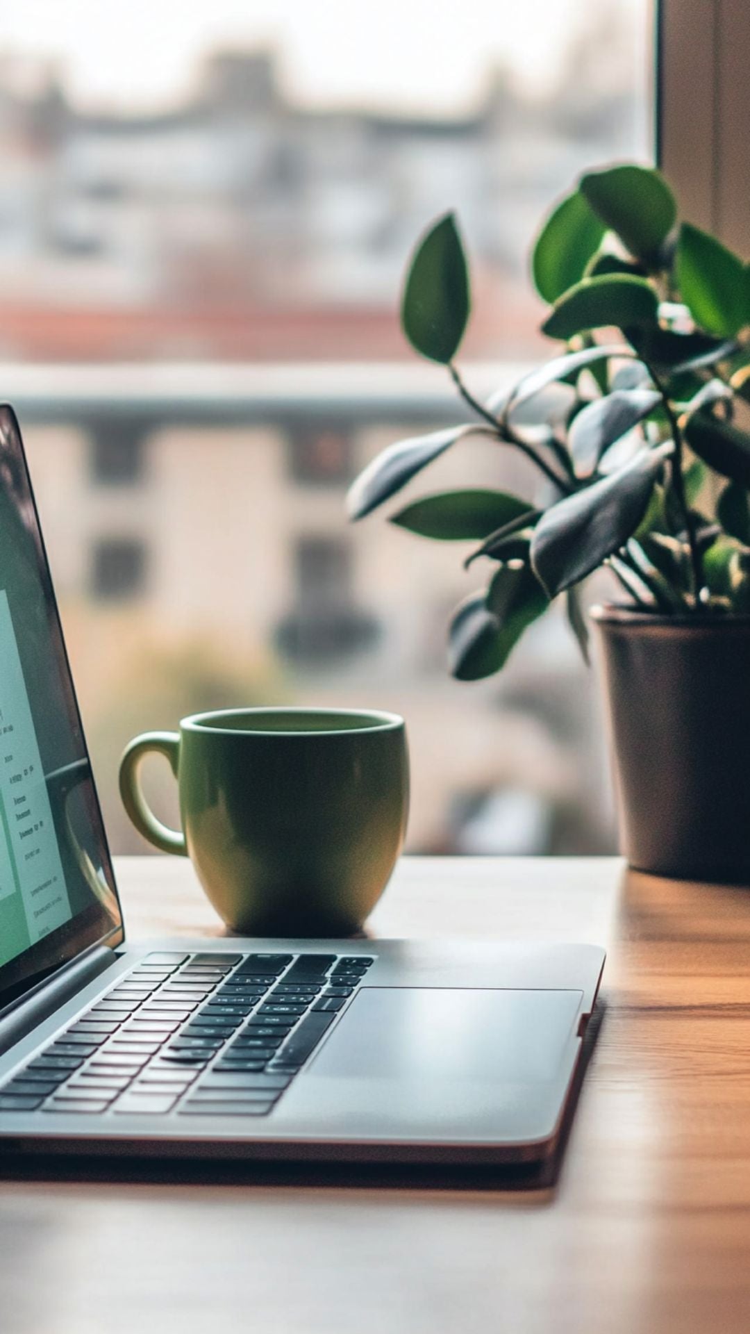 tasse de matcha sur bureau Image